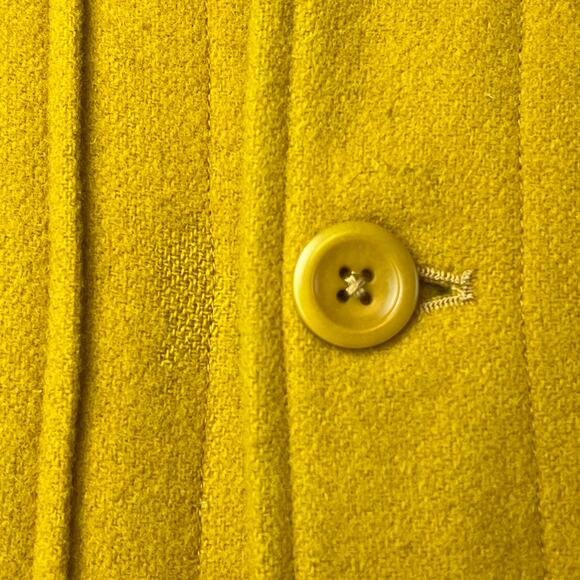 Norse Projects Men's Kyle Wool Shirt Jacket Mustard Yellow Size XL - Picture 13 of 13